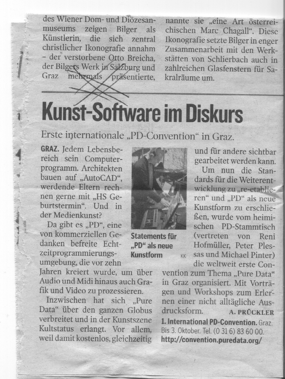 Feature in Kleine Zeitung