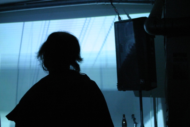 man in the dark