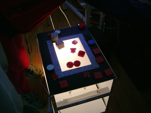 wuerfeltisch/table of dices