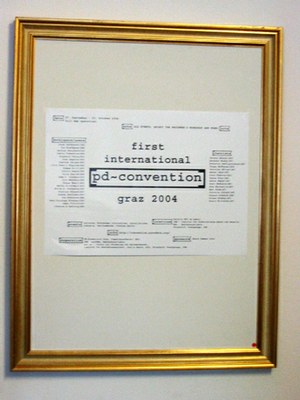 putting pd into a suitable frame