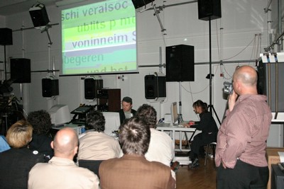 at concert