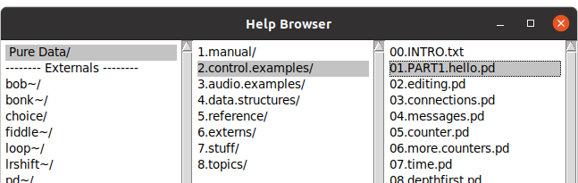 Help Browser