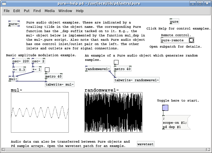 Pd loader for Pure scripts